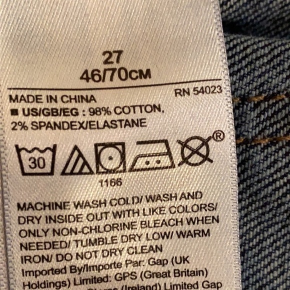 Gap High Rise Buttons Fly Denim Shorts - Picture 5 of 5